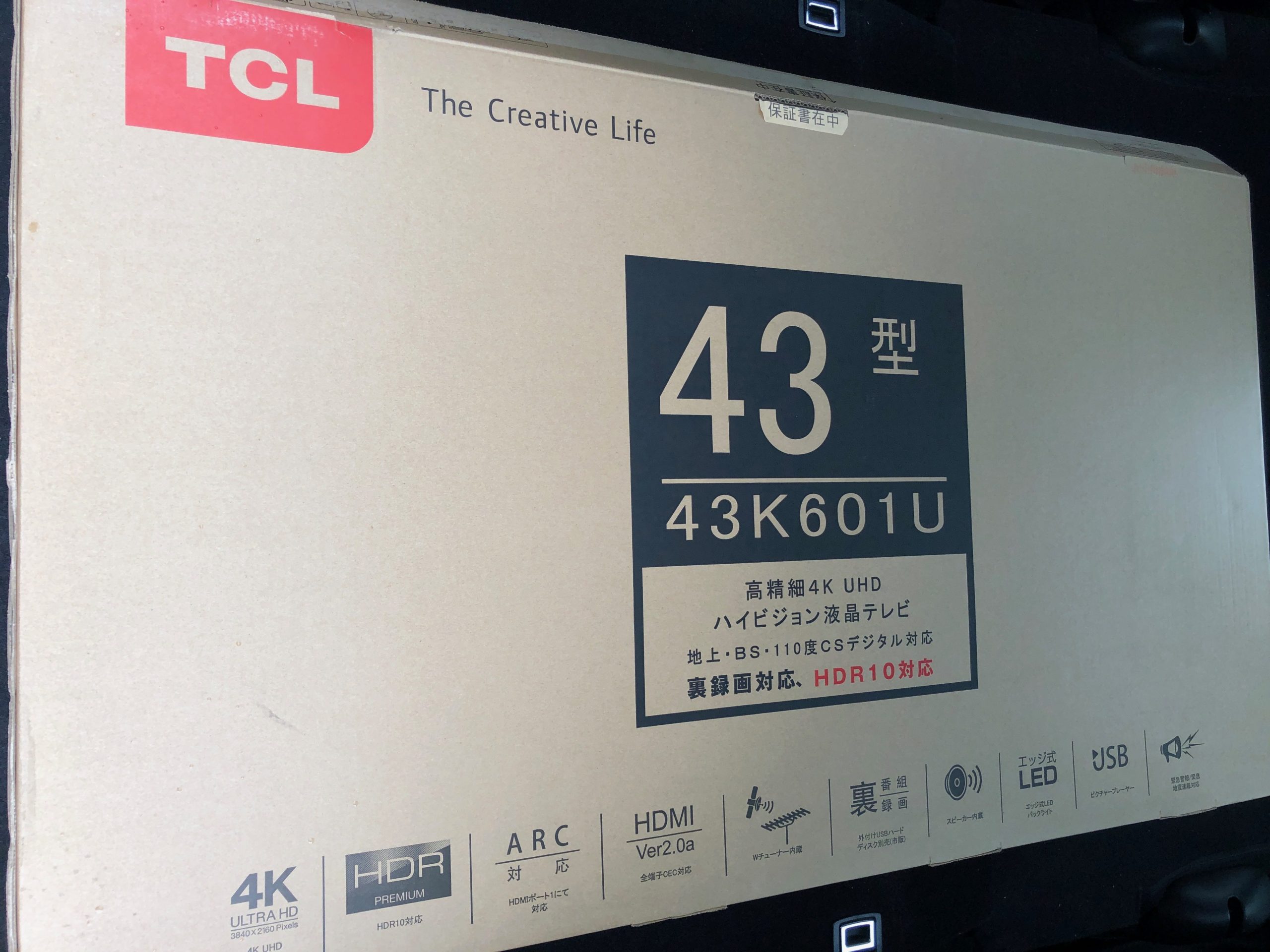 4万円ちょいで買える4K液晶テレビ「TCL 43K601U」【レビュー】 | ショ 