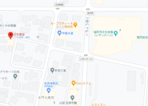正和食堂の立地
